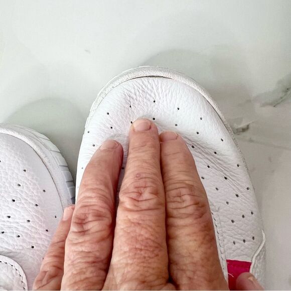 PUMA Cali Wedge White Leather Lifestyle Sneakers - Picture 13 of 16